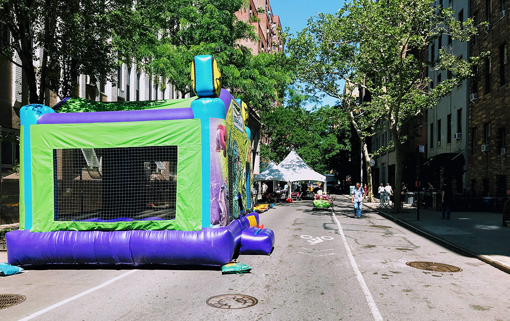 Bounce House at NYC Block Party