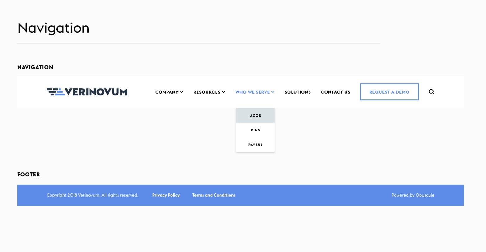 verinovum navigation